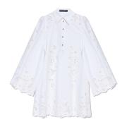 Opengewerkte jurk Dolce & Gabbana , White , Dames