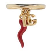 Ring met bedels Dolce & Gabbana , Yellow , Dames