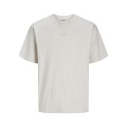 Solarize Tee Crew Neck Moonbeam Beige Jack & Jones , Beige , Heren