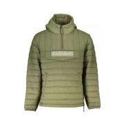 Groene Hoodie Napapijri , Green , Heren