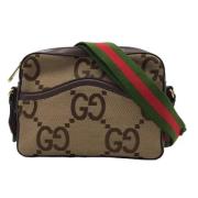 Pre-owned Fabric gucci-bags Gucci Vintage , Brown , Dames