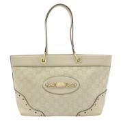 Pre-owned Fabric gucci-bags Gucci Vintage , Beige , Dames