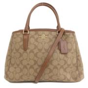 Pre-owned Fabric handbags Coach Pre-owned , Beige , Dames