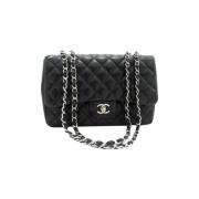 Pre-owned Fabric shoulder-bags Chanel Vintage , Black , Dames