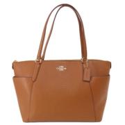 Pre-owned Fabric totes Coach Pre-owned , Brown , Dames