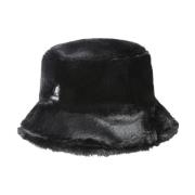 Faux Fur Bucket Hat Unisex Kangol , Black , Unisex