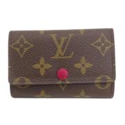 Pre-owned Canvas key-holders Louis Vuitton Vintage , Brown , Dames