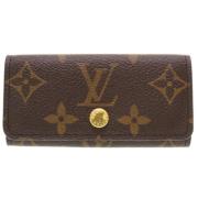 Pre-owned Canvas key-holders Louis Vuitton Vintage , Brown , Dames