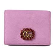 Pre-owned Fabric wallets Gucci Vintage , Pink , Dames