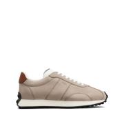 Grijze Sneakers Paneelontwerp Tod's , Gray , Heren