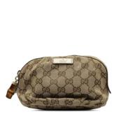 Pre-owned Fabric gucci-bags Gucci Vintage , Beige , Dames