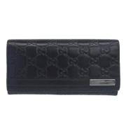 Pre-owned Fabric wallets Gucci Vintage , Black , Dames