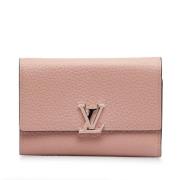 Pre-owned Leather wallets Louis Vuitton Vintage , Pink , Dames