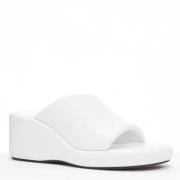 Pre-owned Leather sandals Balenciaga Vintage , White , Dames