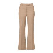 Aansluitende Wijde Broek met Splitdetail IVY OAK , Beige , Dames