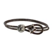 Pre-owned Silver bracelets Louis Vuitton Vintage , Brown , Dames