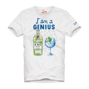 Genius T-Shirt 01 MC2 Saint Barth , White , Heren
