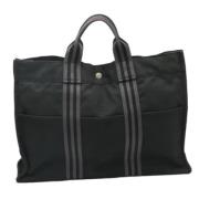 Pre-owned Fabric handbags Hermès Vintage , Black , Dames