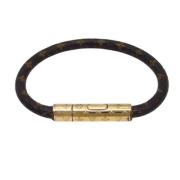 Pre-owned Metal bracelets Louis Vuitton Vintage , Brown , Dames