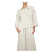 Stijlvolle Blouse voor Vrouwen Max Mara , White , Dames