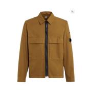 Stijlvolle Overshirt voor Mannen C.p. Company , Beige , Heren