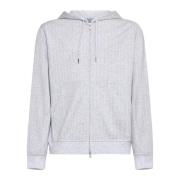 Grijze Sweaters voor Mannen Brunello Cucinelli , Gray , Heren