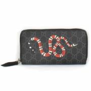 Pre-owned Canvas wallets Gucci Vintage , Black , Dames