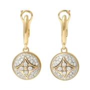 Pre-owned Yellow Gold earrings Louis Vuitton Vintage , Yellow , Dames