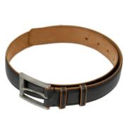 Pre-owned Leather belts Louis Vuitton Vintage , Black , Heren