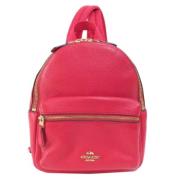 Pre-owned Fabric backpacks Coach Pre-owned , Pink , Dames