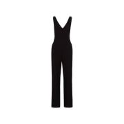 Zwart V-hals Jumpsuit IVY OAK , Black , Dames