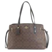 Pre-owned Fabric totes Coach Pre-owned , Brown , Dames