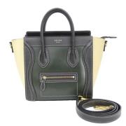 Pre-owned Leather handbags Celine Vintage , Black , Dames