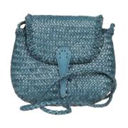 Stijlvolle Leren Tas Dragon Diffusion , Blue , Dames