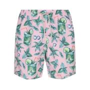 Mojito Print Roze Nylon Strandkleding MC2 Saint Barth , Multicolor , H...