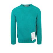 Groene Trui Regular Fit Geribbeld Amaránto , Green , Heren