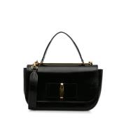 Pre-owned Leather handbags Salvatore Ferragamo Pre-owned , Black , Dam...