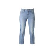 Blauwe Capri Denim Broek Kocca , Blue , Dames