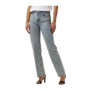 Jones Rhinestones Denim Straight Leg Jeans Colourful Rebel , Blue , Da...