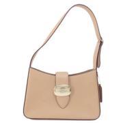 Pre-owned Fabric shoulder-bags Coach Pre-owned , Beige , Dames