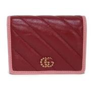Pre-owned Fabric wallets Gucci Vintage , Red , Dames