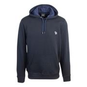 Blauwe Hoodie Regular Fit Zebra Logo PS By Paul Smith , Blue , Heren