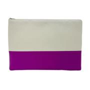 Pre-owned Leather clutches Celine Vintage , Multicolor , Dames