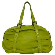 Pre-owned Leather handbags Bottega Veneta Vintage , Green , Dames