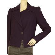 Pre-owned Wool outerwear Dries van Noten Pre-owned , Purple , Dames