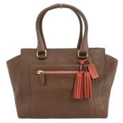 Pre-owned Fabric handbags Coach Pre-owned , Brown , Dames