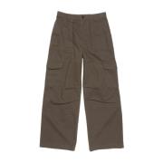 Khaki Cargo Twill Broek Acne Studios , Green , Heren