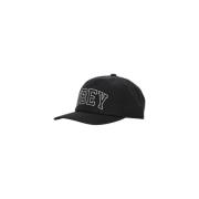 Klassieke Snapback Pet Zwart Obey , Black , Heren