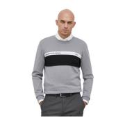 Grijze Sweater Maglia Stijl Armani Exchange , Gray , Heren