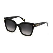 Stijlvolle zonnebril met grijze verloopglazen Just Cavalli , Black , U...